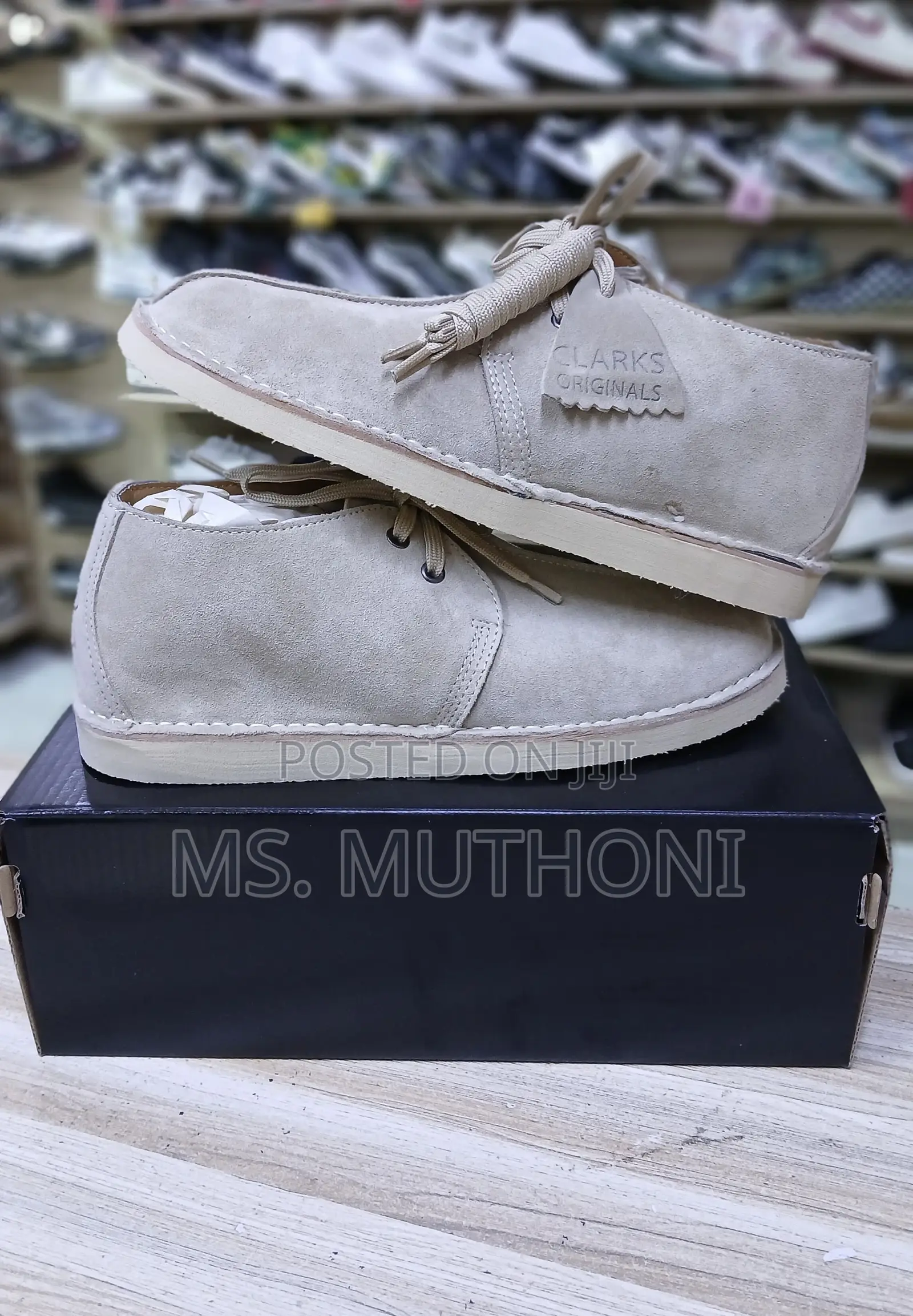 Clarks Ogs Suede ; Black , Beige , Grey , Brown Size 38-45