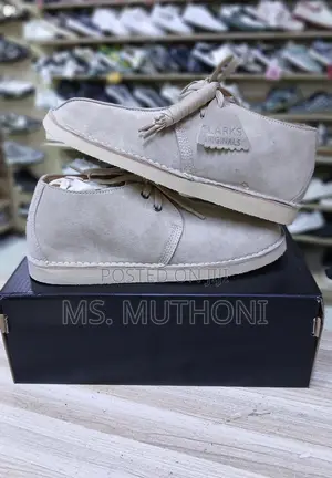 Clarks Ogs Suede ; Black , Beige , Grey , Brown Size 38-45