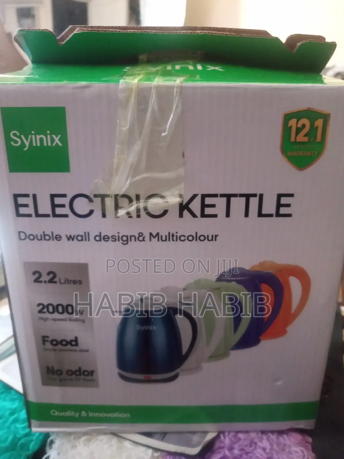 Syinix Electric Kettle 2.2litres