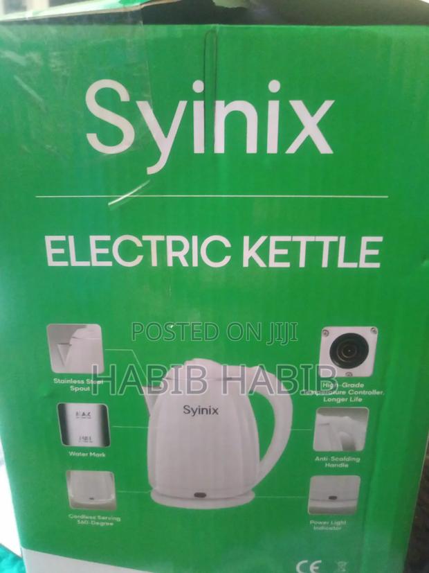 Syinix Electric Kettle 2.2litres - thumbnail 2