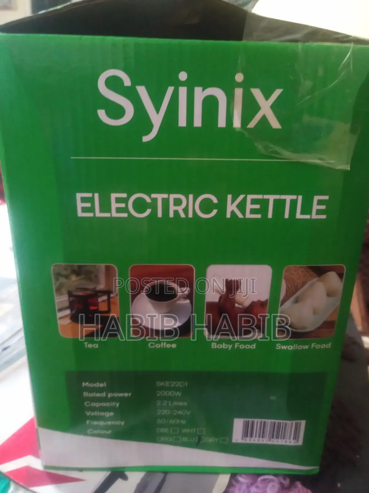 Syinix Electric Kettle 2.2litres