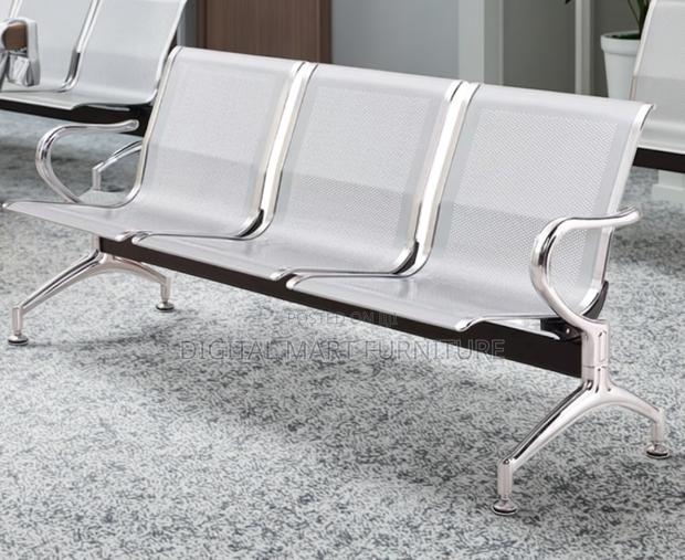 Office Bench: Finish Steel Stainless Office Bench