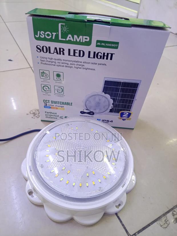 Jsot Lamp 200w Js-Rl10030t Solar Led Ceiling Light – 3 Color Modes - main view