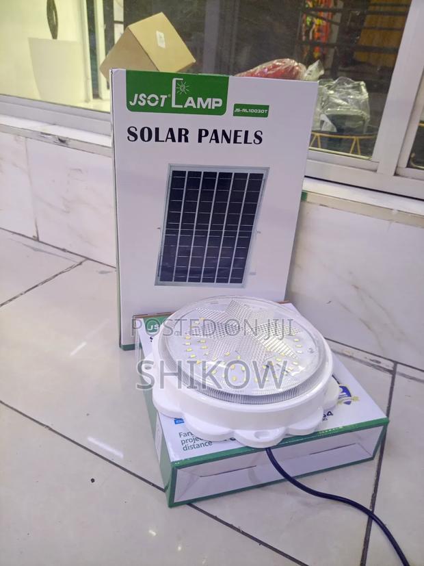 Jsot Lamp 200w Solar Ceiling Light With Panel – 3 Color Temperatures - main view