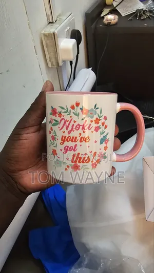 Branded Cups With Colored Handle