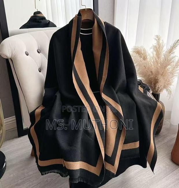 Luxury Warm Cashmere Scarf Shawls - main view