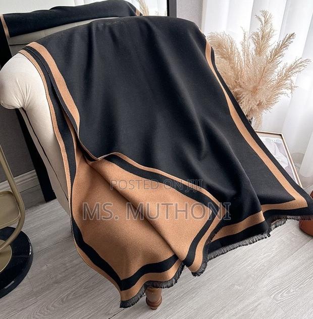 Luxury Warm Cashmere Scarf Shawls - thumbnail 3