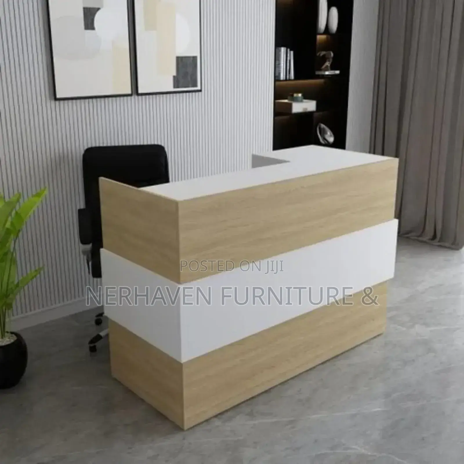 Stylish Front Office Desk – Professional Look Guaranteed