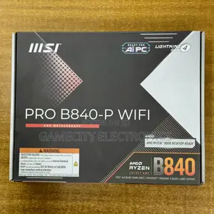 Msi Pro B840-P Wifi Ryzen Am5 Ddr5 Gaming Motherboard