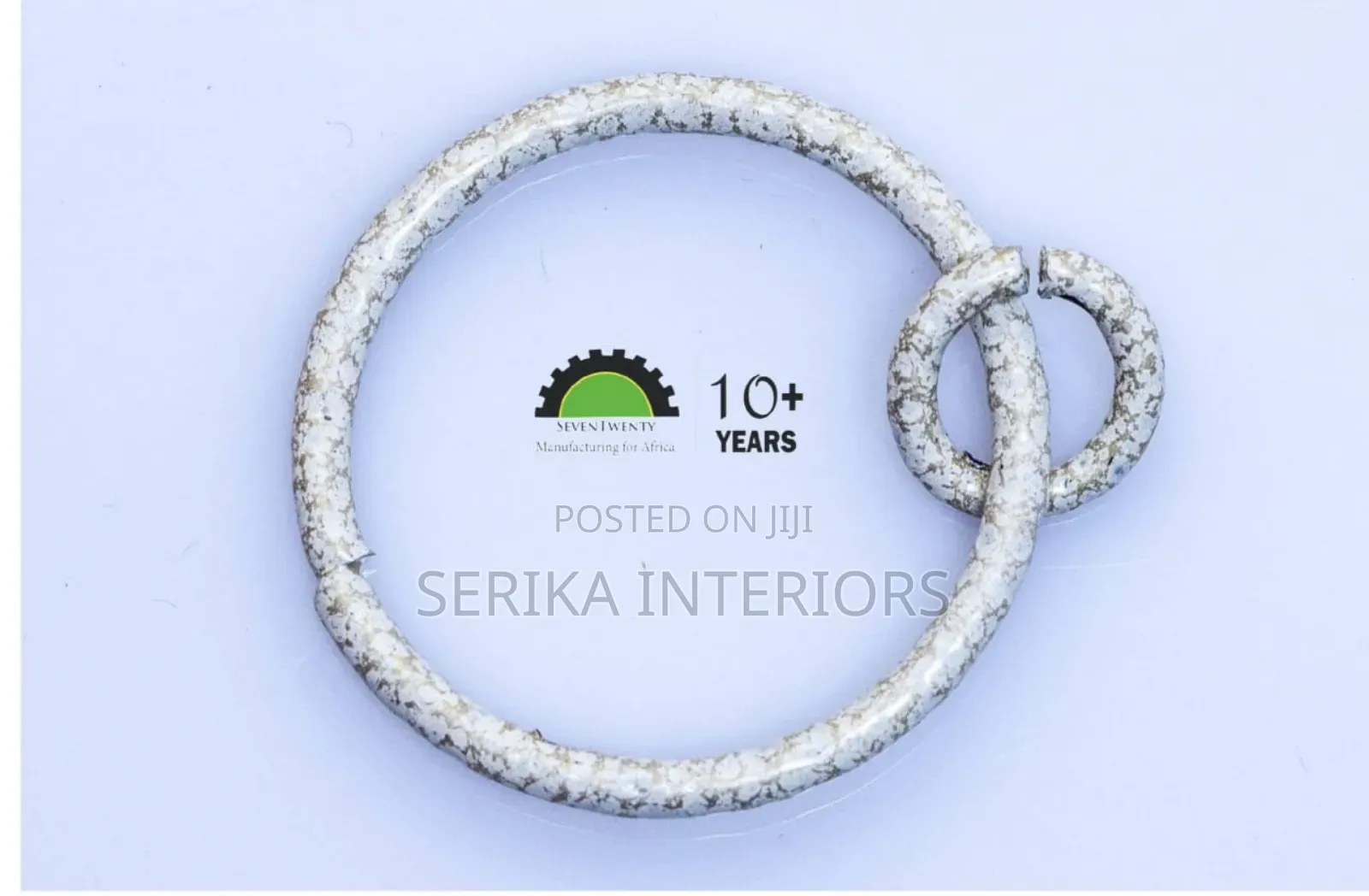 White Curtain Rings Rings Environmental Friendly