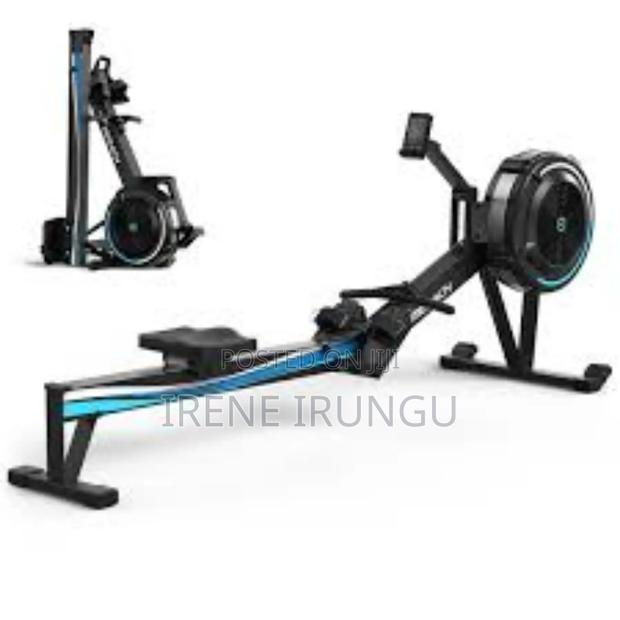 Foldable Air Rowing Machine - main view