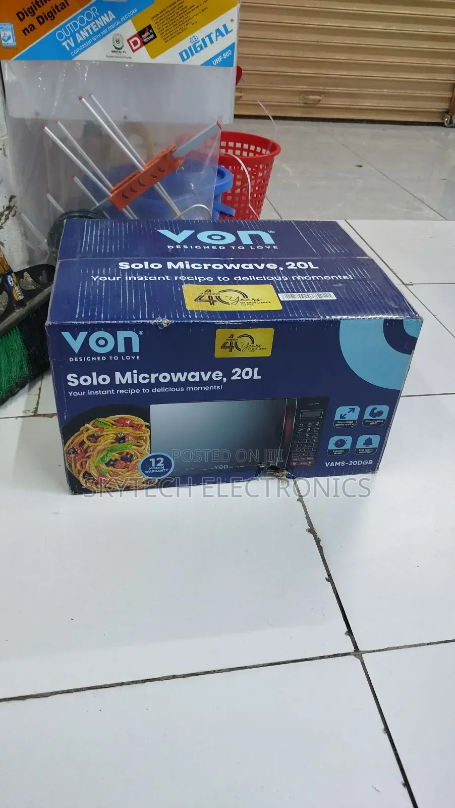 Von Vams-20dgb 20l Microwave Oven Solo –