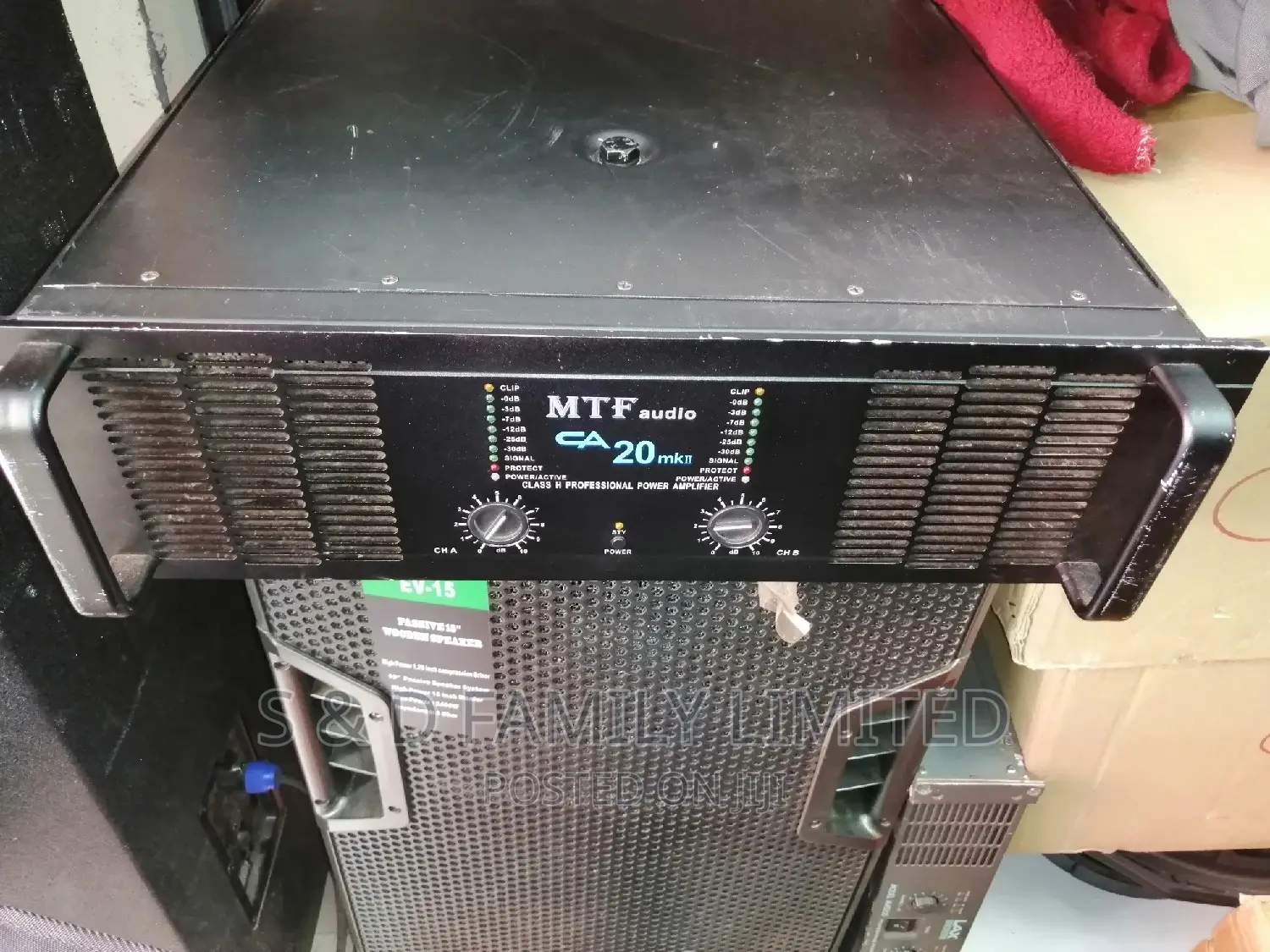 CA 12 MTF Ex Uk Power Amp Crest Audio 12
