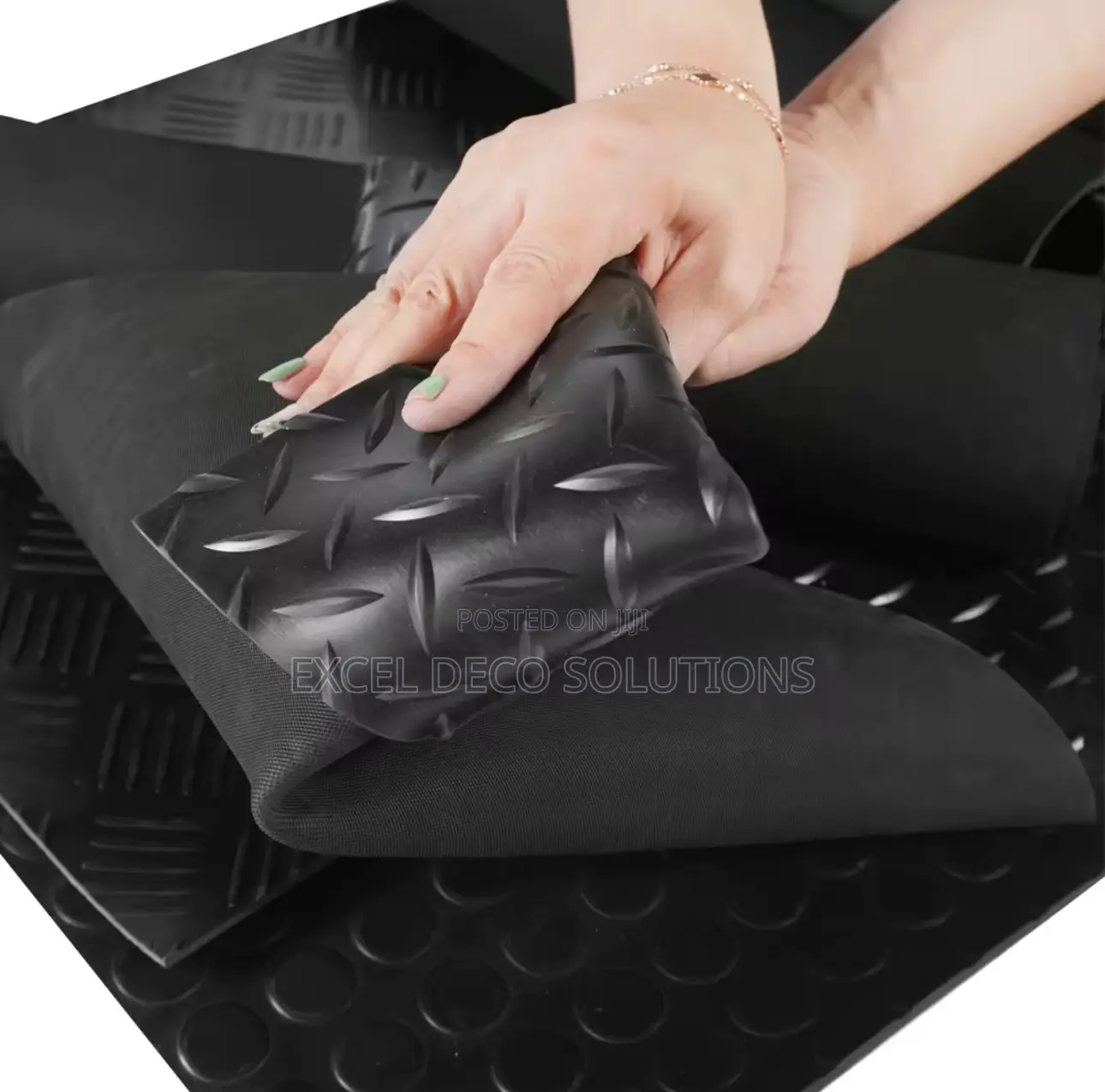 Coin Rubber Mats- Easy to Install Custom Cut