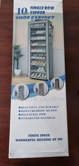 Zipper Shoe Cabinet