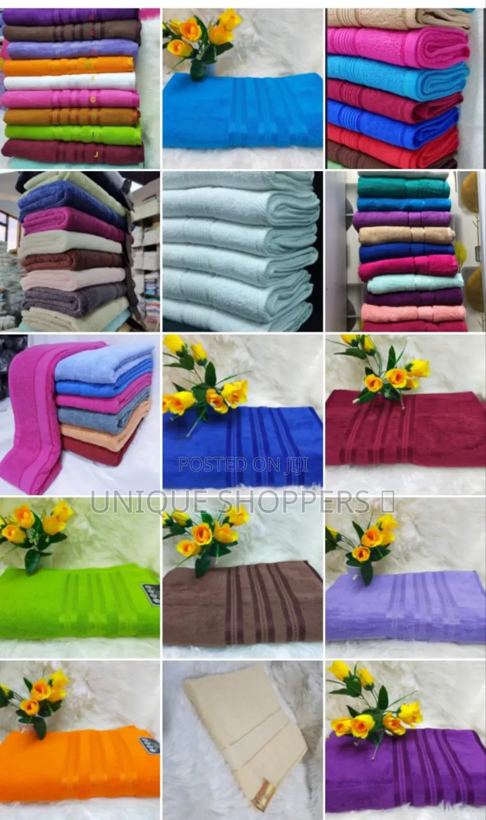 His Cotton Towels* Size: 68x137 Cm