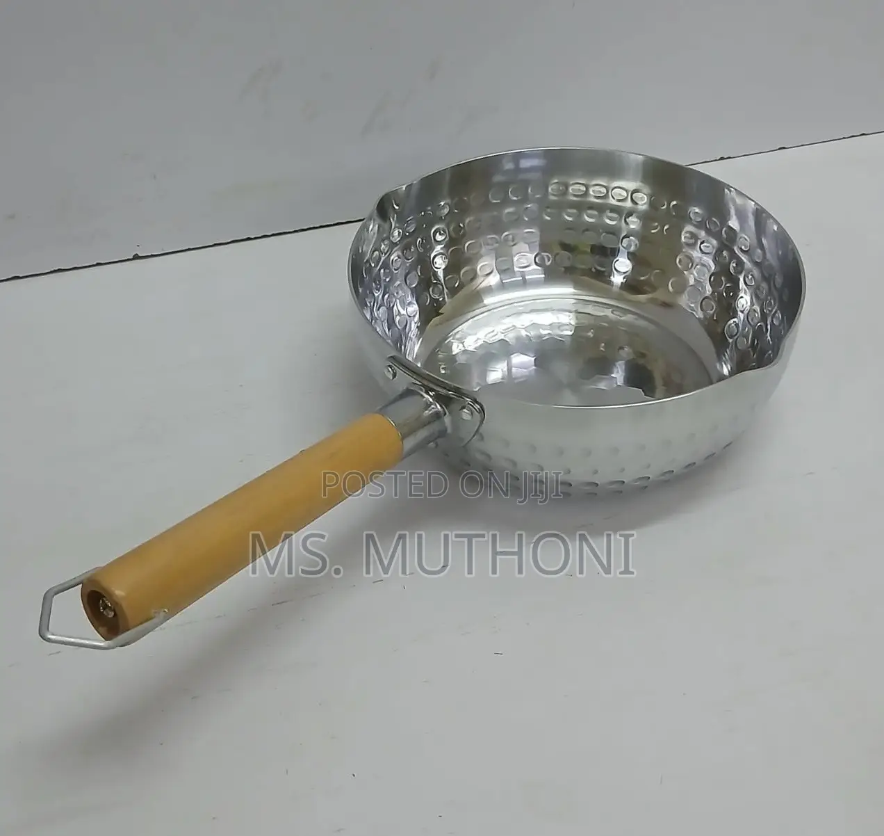 *3l Stainless Steel Milk / Sauce Pan With Wooden Handle*