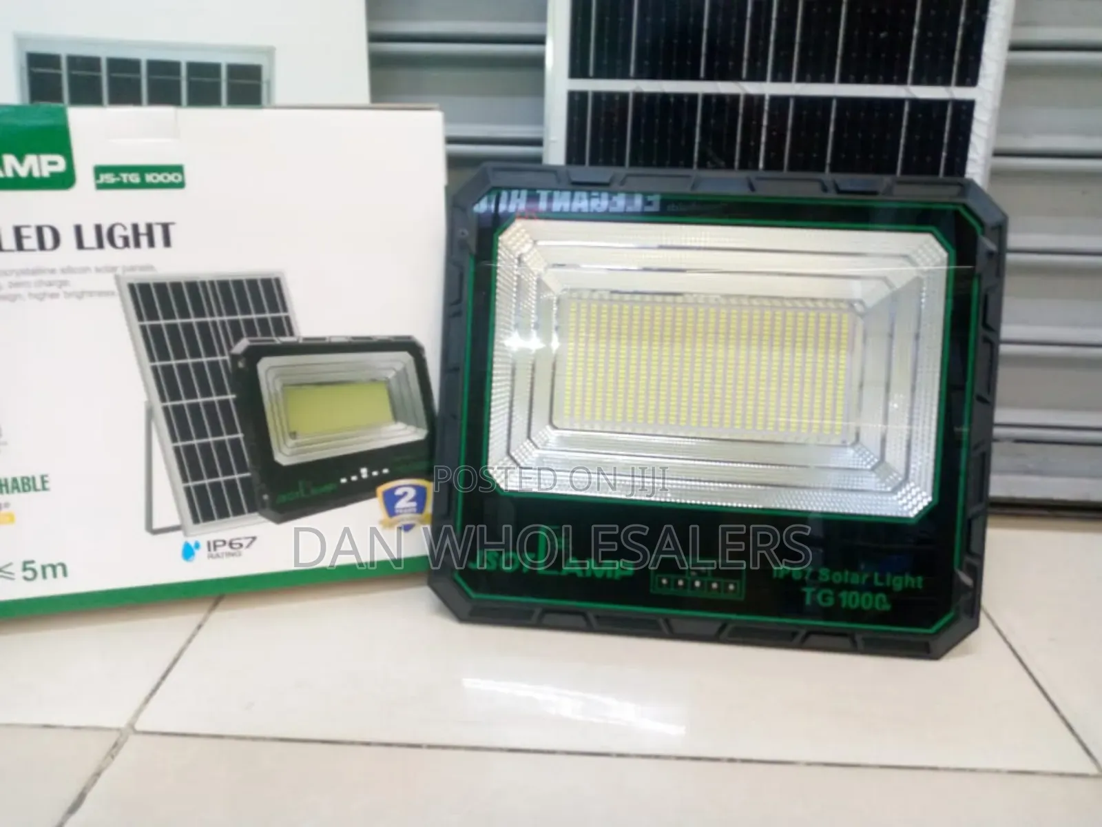 Jsot Tg1000 Solar Led Light - Ip67 Waterproof 1000w