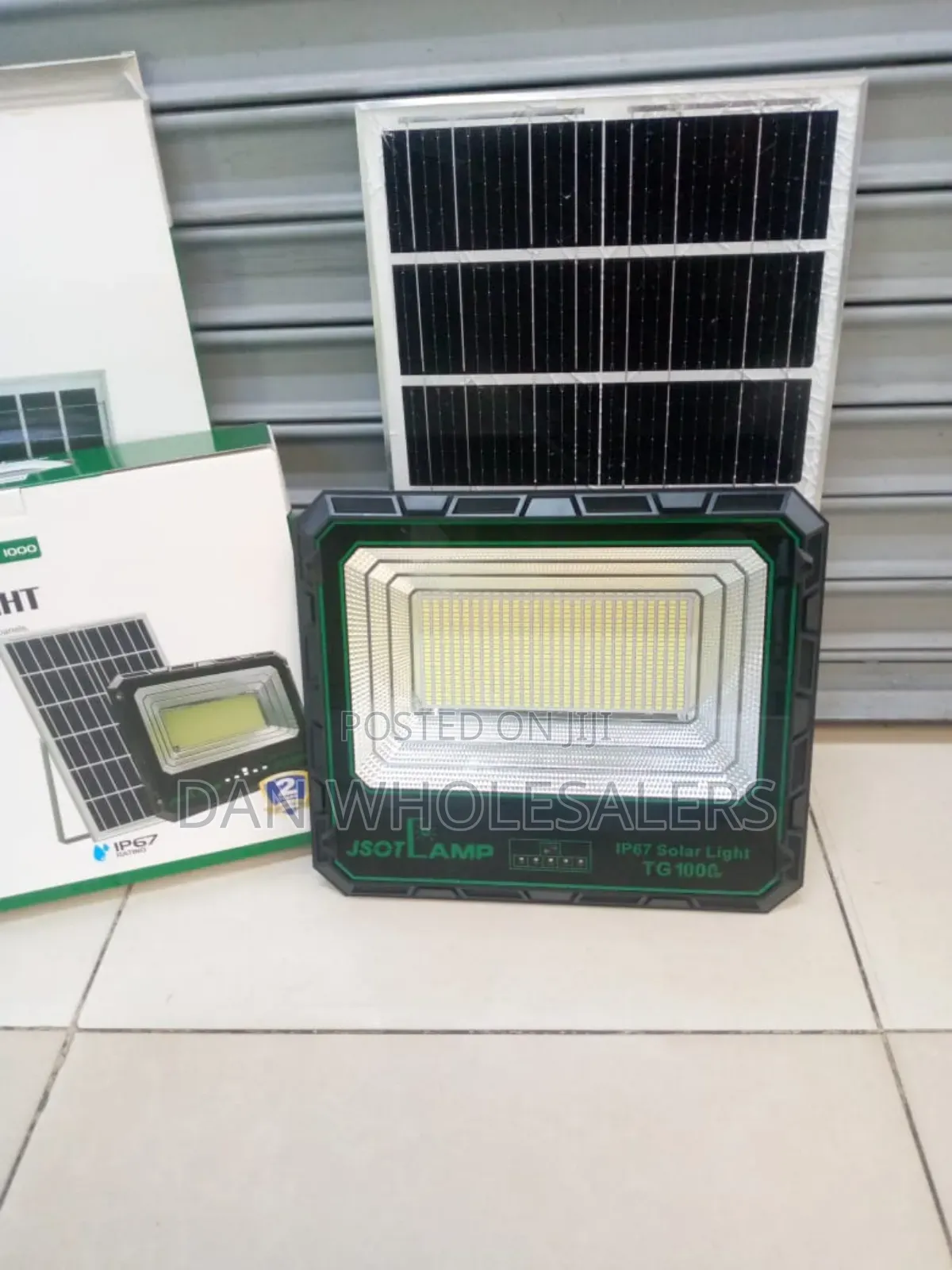 Jsot Tg1000 Solar Led Light - 1000w Motion Sensor