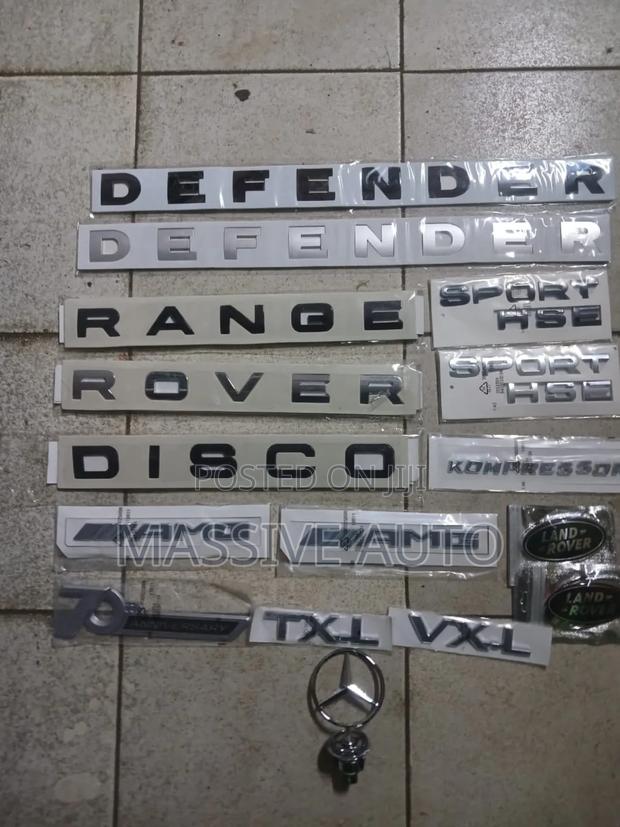 Defender/ Range Rover Car Replacement Emblem Logos