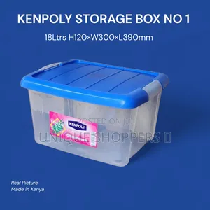 18 Litres Kenpoly Storage Box – Durable Multipurpose