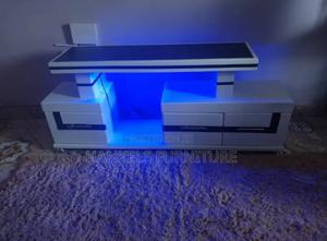 Modern Tv Stand With Drawers and Shelves - thumbnail 2