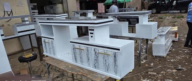 Modern Tv Table With Open Compartments - main view