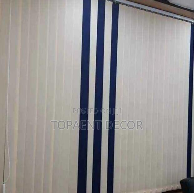 Blue And White  Vertical Slats For Vertical Blinds - main view