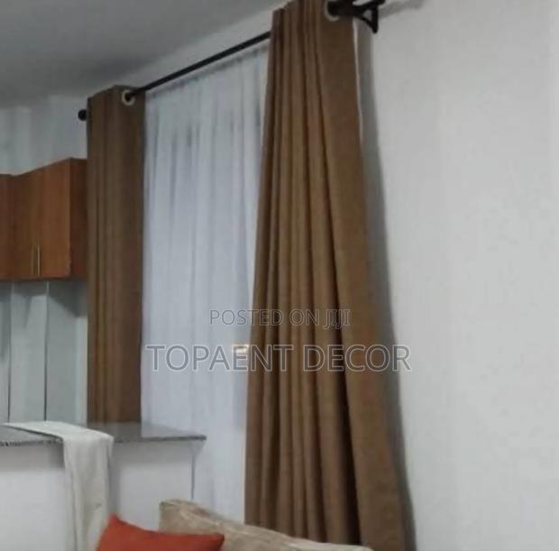 Brown Window Curtains With Quality Fabric Bright Window Curtains - main view