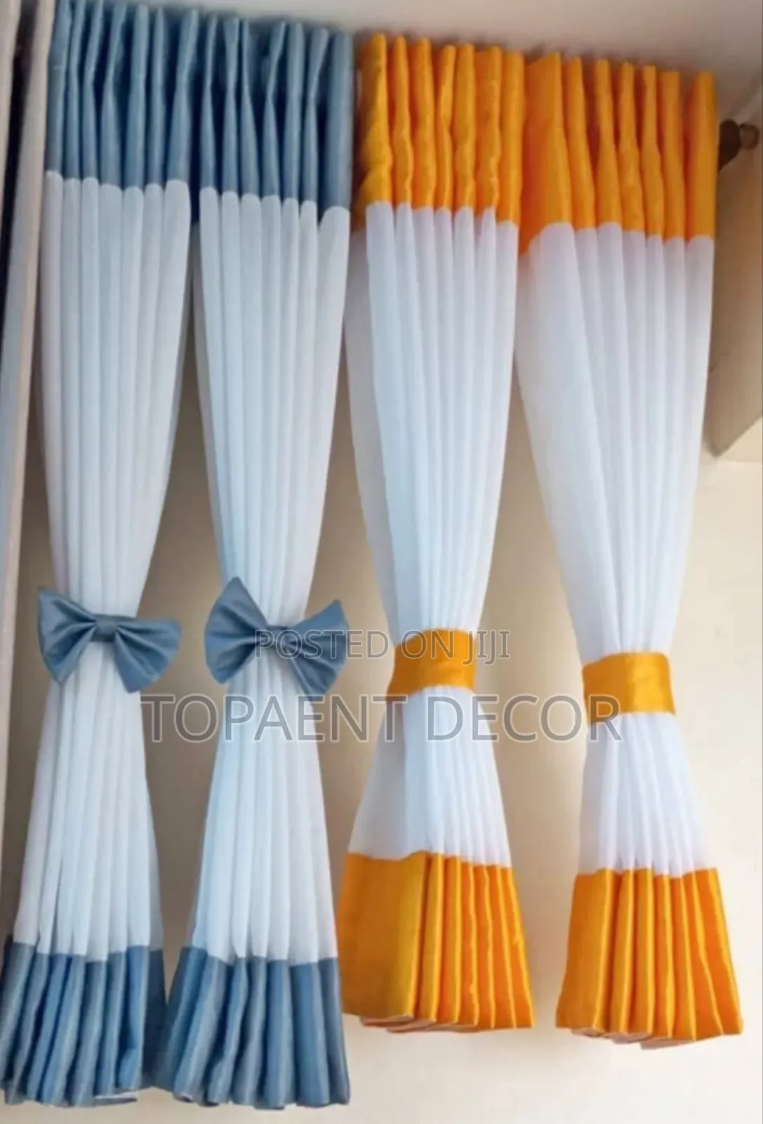 2piece Kitchen Window Curtains With Boe Ties