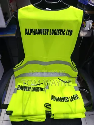 Reflector Jacket Branding. Different Colors Available