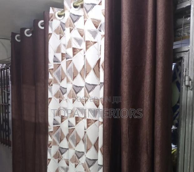 Beautiful Design Chocolate Custom Made New House Curtains