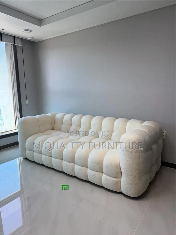 Bubble White 3 Seater Indoor Seat