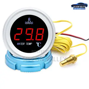 Car Digital and Analog Engine Tempature Gauge 52mm