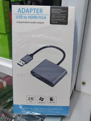 High Definition Usb to Hdmi/Vga Adapter Converter.
