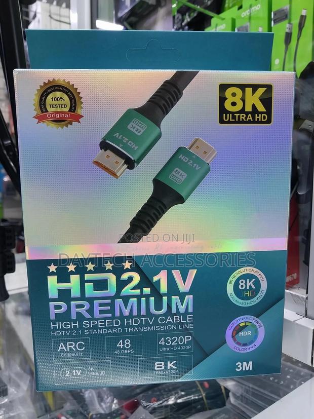 2.1v Premium High Speed Hdmi Cable 3 Meters. - thumbnail 2
