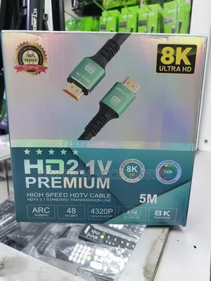 5m Hd2.1v Premium High-Speed Hdmi Cable.