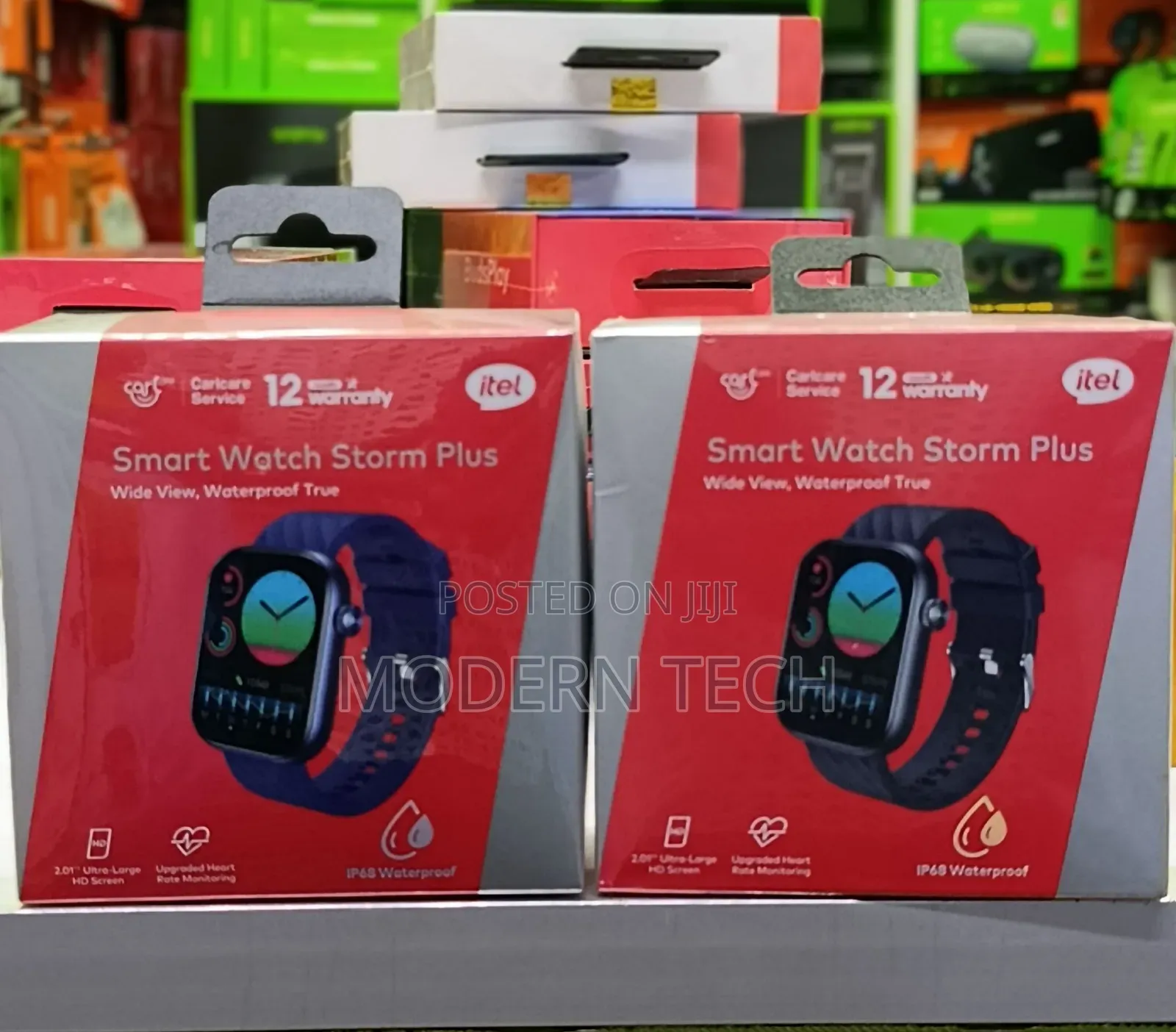 Itel Storm Ultra Isw-023 2.02′′ Hd Display Scratch Proof Smart Watch