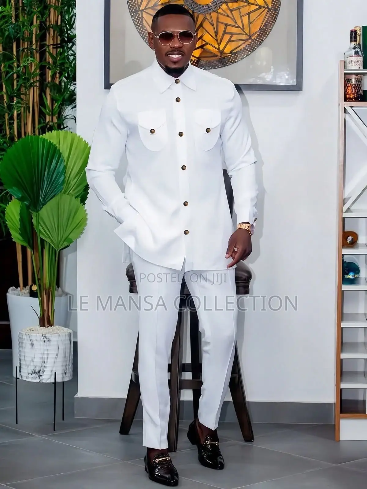Modern Kaunda Shirt Suit