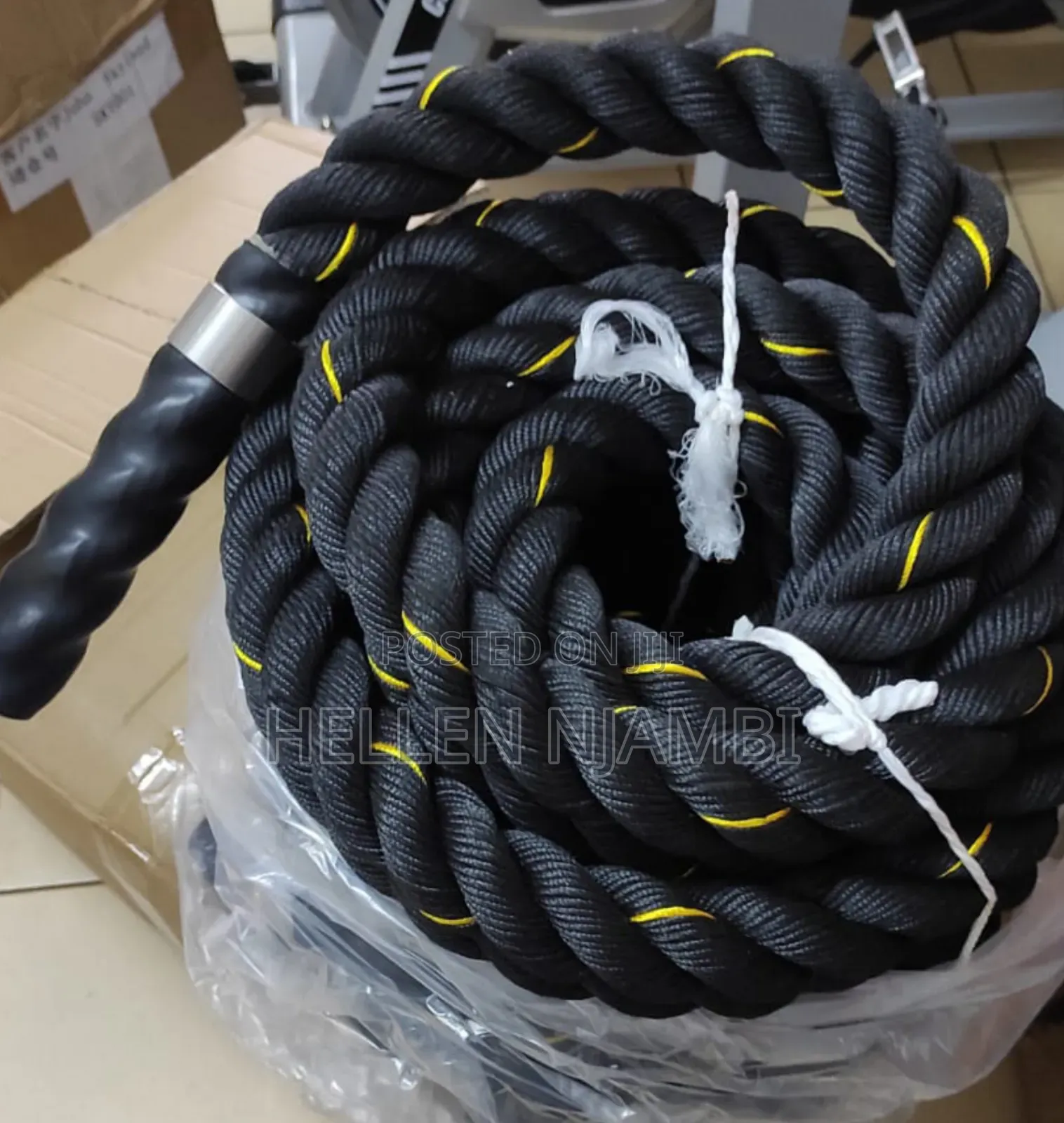 15mtrs Battling Rope, 38mm Thickness,12kgs Weight