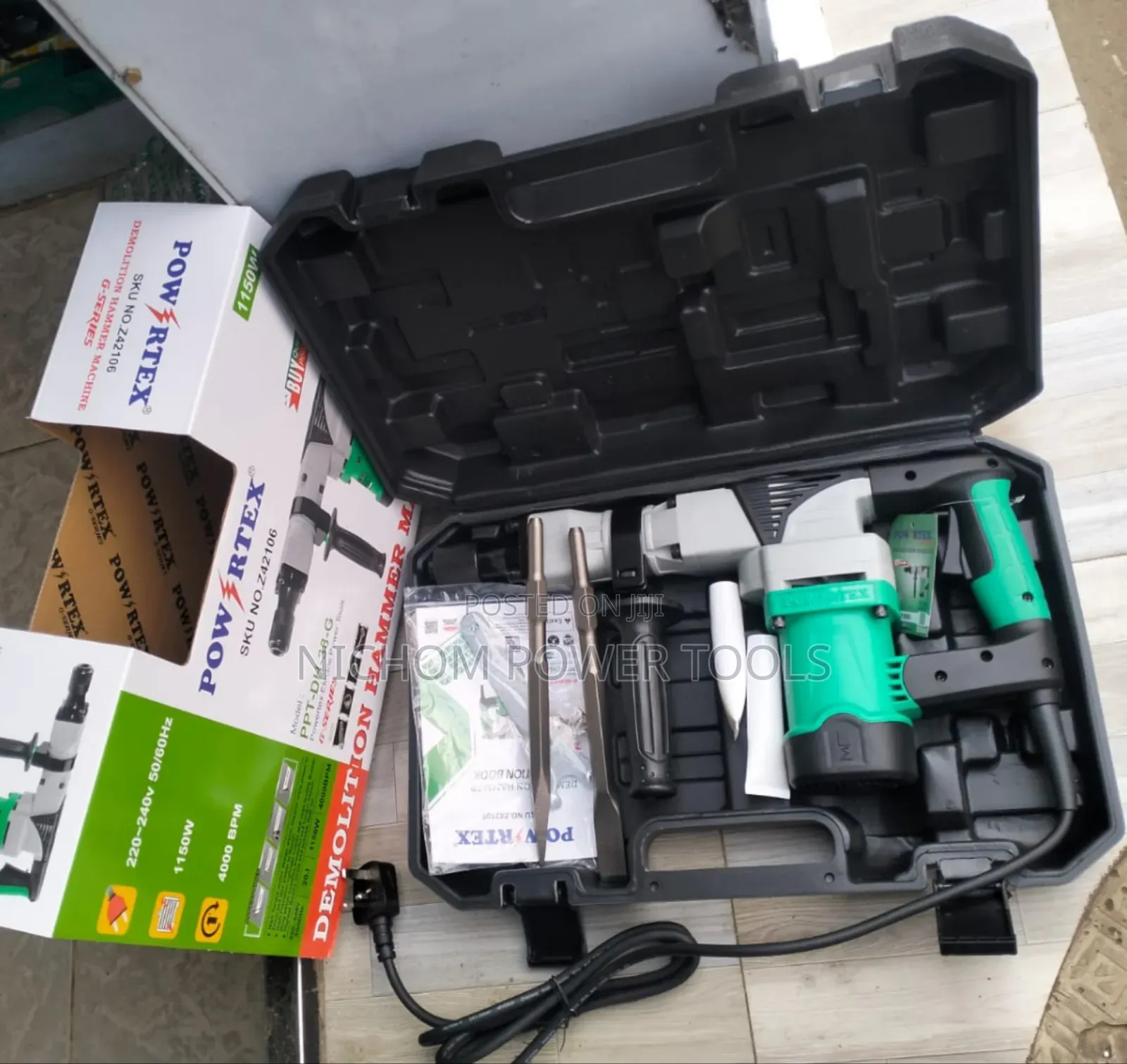Powertex Demolition Hammer/1150watts Jack Hammer
