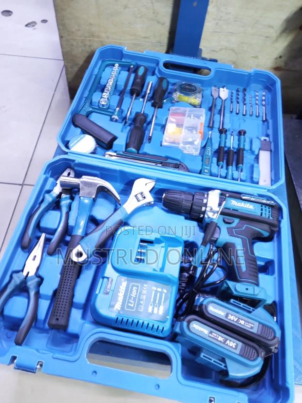117pcs Electric Cordless Drill