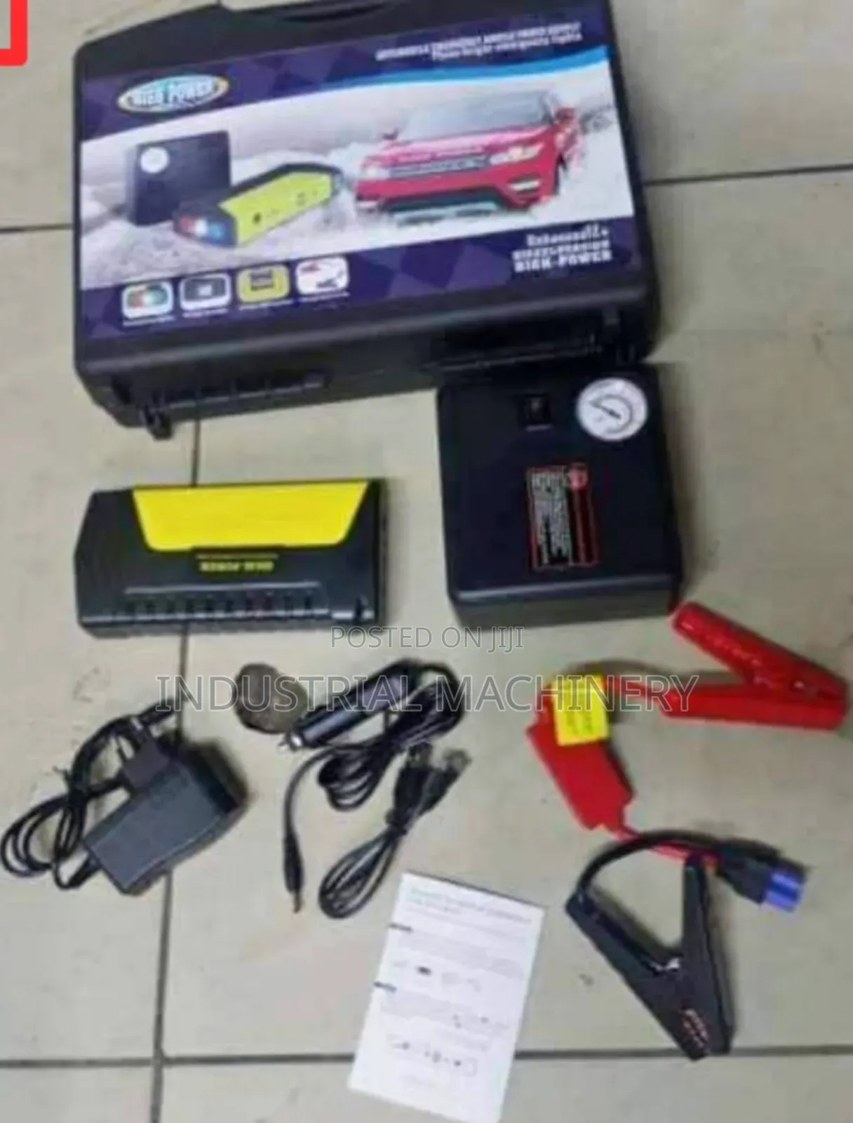 Tire Inflator Kit /Jumper Start Kit