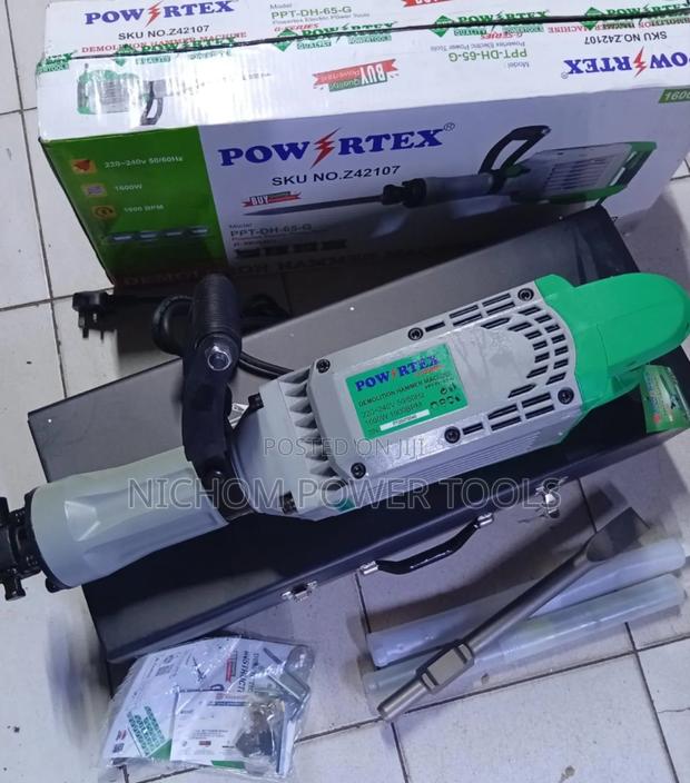 Powertex Demolition Hammer/Jack Hammer/1600watts Demolition Hammer - main view