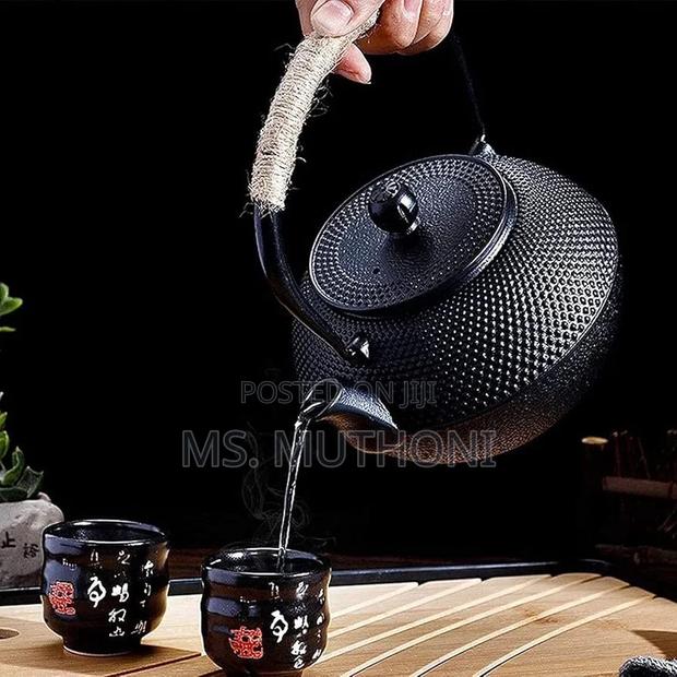 1200 Ml Japanese Style Cast Iron Teapot With Infuser - thumbnail 3