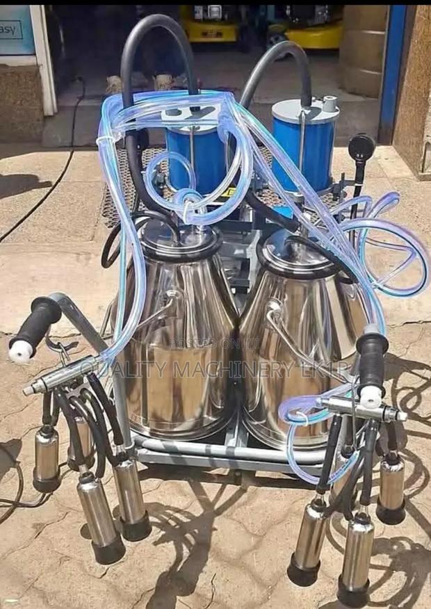 Faster Perfomance Double Barrel Milking Machine