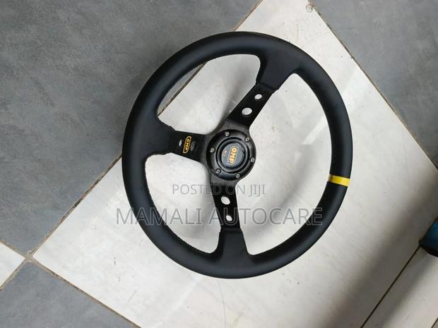 Omp Deep Dish Steering Wheel Premium Sport Edition