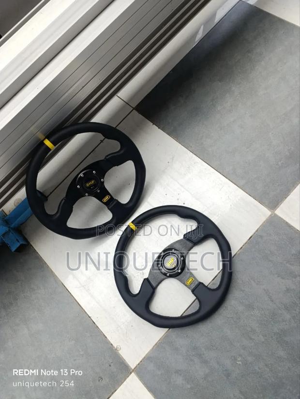 Omp Sporty Deep Dish Steering Wheel With Firm Grip