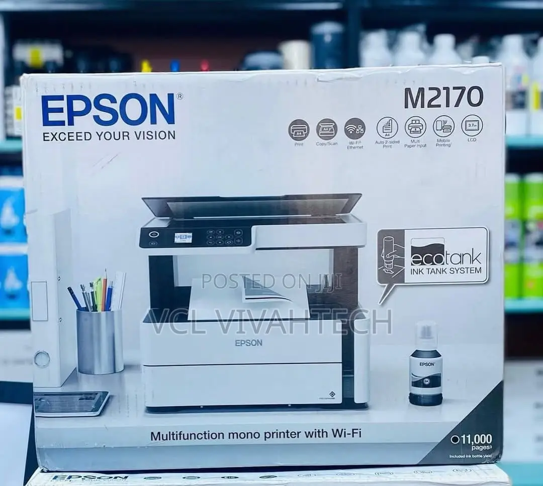 Epson Ecotank M2170 Black on White Printer
