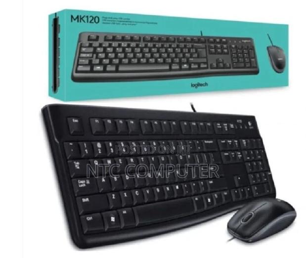 Logitech Mk120 Wired Keyboard and Mouse Combo